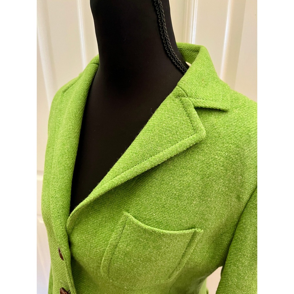 Smythe Bright Green Textured Blazer